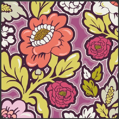 Art Gallery Fabrics - Bespoken - Floral Silhouettes in Lush