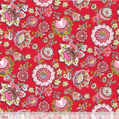 Blend Fabrics - Riding Hood - Babushka in Red