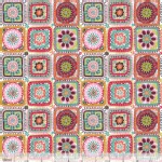 Blend Fabrics - Riding Hood - Granny Squares in White