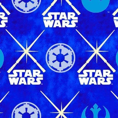 Camelot Fabrics - Star Wars - Glowing Lightsabers in Glows In the Dark