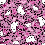 Character Prints - Hello Kitty - Sanrio Hello Kitty Cheetah Toss in Pink