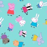 Character Prints - Other Characters - Peppa Pig Friends in Blue