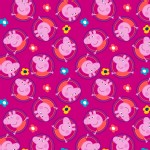 Character Prints - Other Characters - Peppa Pig Badges in Fushia
