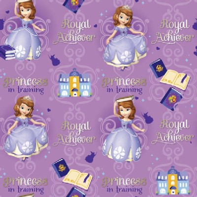 Character Prints - Princess - Disney Princess Sophia in Training in Purple