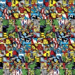 Character Prints - Super Heroes - Marvel Comic Patch in Multi