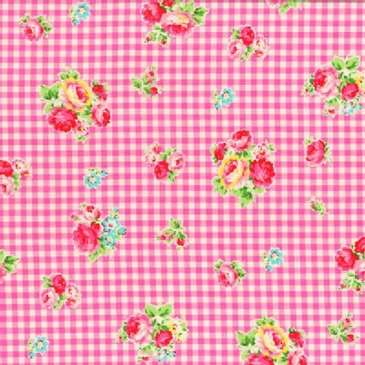 Lecien - Flower Sugar 2013 - Checkers in Pink