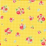 Lecien - Flower Sugar 2013 - Checkers in Yellow