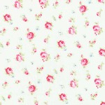 Lecien - Flower Sugar 2013 Fall - Tossed Floral in White