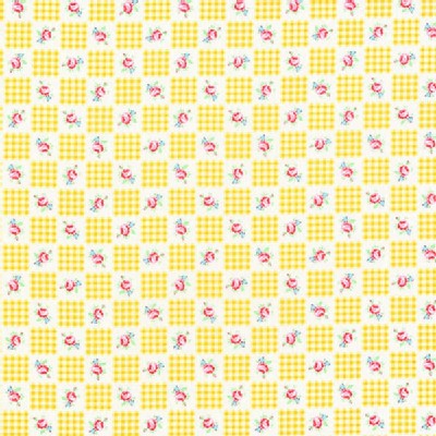 Lecien - Flower Sugar 2013 Fall - Small Checkers in Yellow