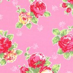 Lecien - Flower Sugar 2014 - Large Floral Bouquet in Pink