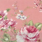Lecien - Rococo Sweet 2014 - Main Floral in Dusk Rose