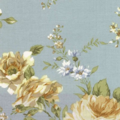 Lecien - Rococo Sweet 2014 - Main Floral in Cornflower Blue