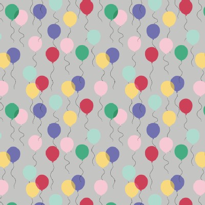 Lewis And Irene - April Showers - Balloons in Grey