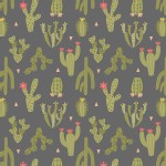 Lewis And Irene - Paracas - Cactus in Grey