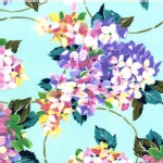 Michael Miller Fabrics - Florals - Spring Fling - Cordelia in Aqua