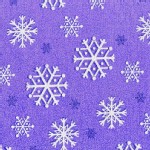Michael Miller Fabrics - Glitter and Sparkles - Snowflakes Glitter in Amethyst