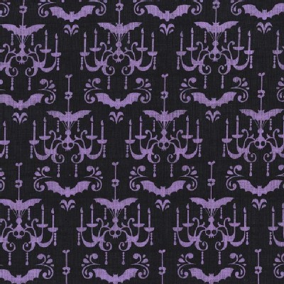Michael Miller Fabrics - Halloween - Scary Lighting in Purple