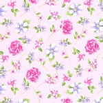 Michael Miller Fabrics - Kids - Fairy Frolic Floral in Petal