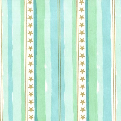 Michael Miller Fabrics - Magic - Stars and Stripes in Aqua