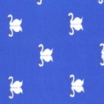 Michael Miller Fabrics - Sommer - Swan in Blueberry