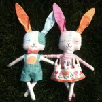 Moda Fabrics - Kids - Spring Bunny Fun Panel in Multi