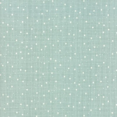 Moda Fabrics - Return Winters Lane - Snow Dots in Mint