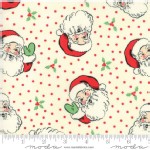 Moda Fabrics - Swell Christmas - Santa in Cream