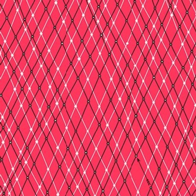 Quilting Treasures - Holiday - Mingle and Jingle - Linear Argyle in Red