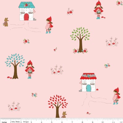 Riley Blake Designs - Little Red Riding Hood - Main in Pink