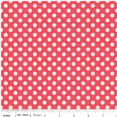Riley Blake Designs - Simply Sweet - Dots in Red