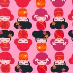 Robert Kaufman Fabrics - Hello Tokyo - Dolls in Sweet