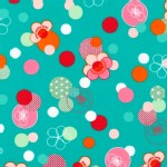 Robert Kaufman Fabrics - Hello Tokyo - Floral in Rainbow