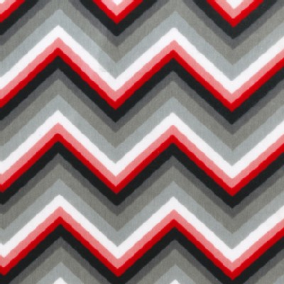Robert Kaufman Fabrics - Laguna Jersey Prints - Tonal Chevron in Red