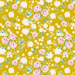 Tilda Fabrics - Apple Butter - Bonnie in Mustard