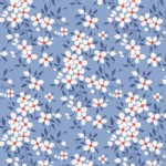 Tilda Fabrics - Apple Butter - Peggy in Blue
