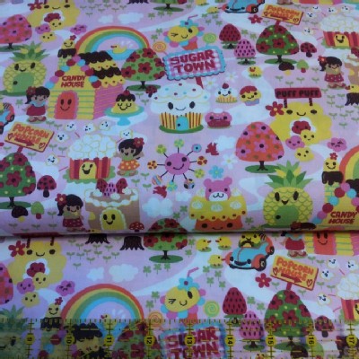 Trans Pacific Textiles - TPT - Rainbow Sweets in Pink