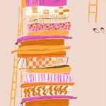 Windham Fabrics - Far Far Away - Princess and the Pea in Pink
