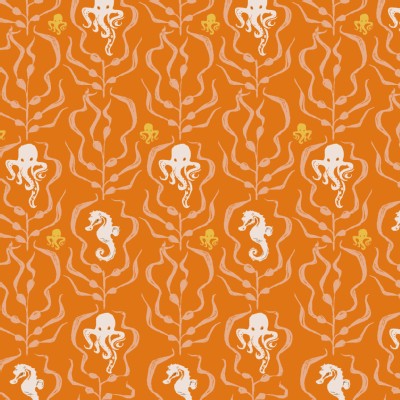 Windham Fabrics - Mendocino - Kelp Forest in Orange