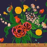 Windham Fabrics - Sleeping Porch - Wild Flowers in Indigo